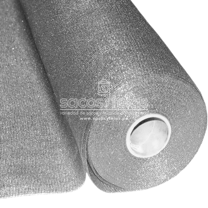 Malla Raschel Gris