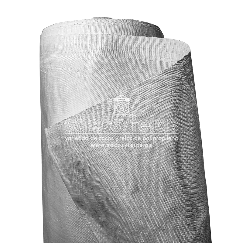 Tela plana avicola blanca