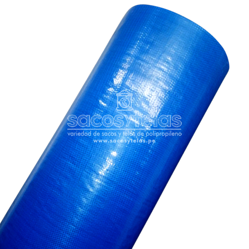 tela laminada azul